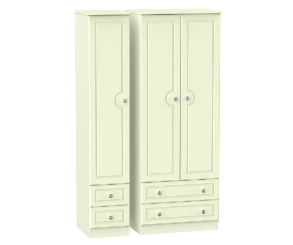 Welcome Furniture Pembroke Tall Triple Drawer with Single 2 Drawer Wardrobe