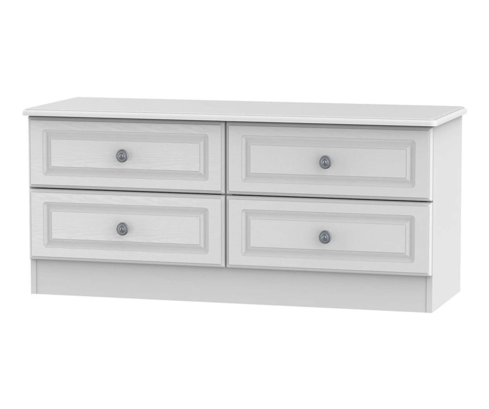 Welcome Furniture Pembroke White 4 Drawer Box