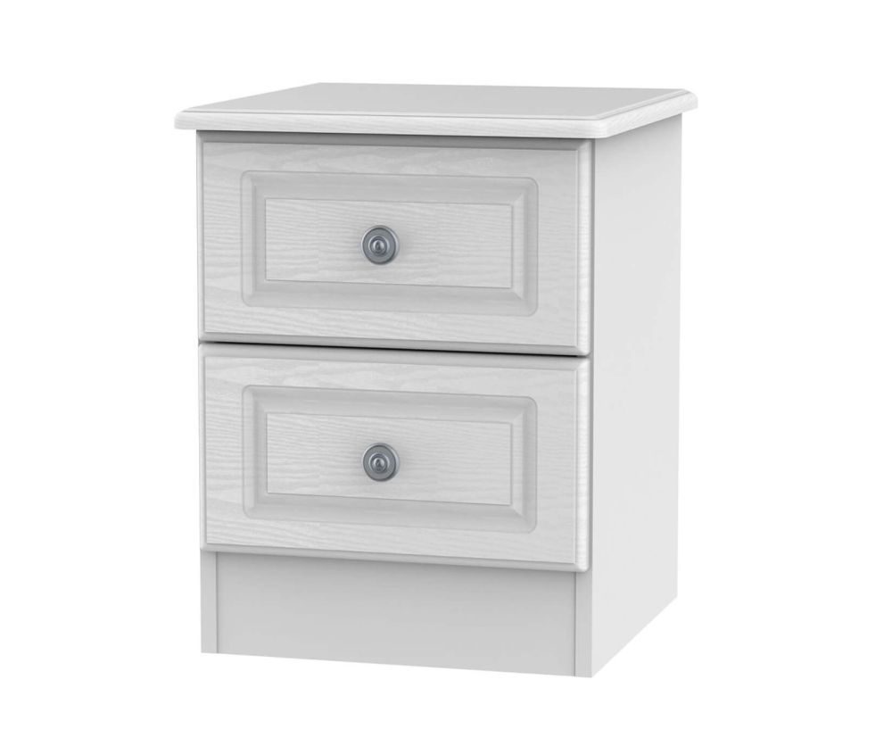 Welcome Furniture Pembroke White 2 Drawer Locker