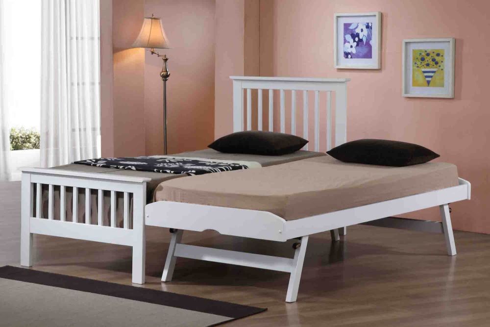 Flintshire Furniture Pentre White Guest Bed Frame