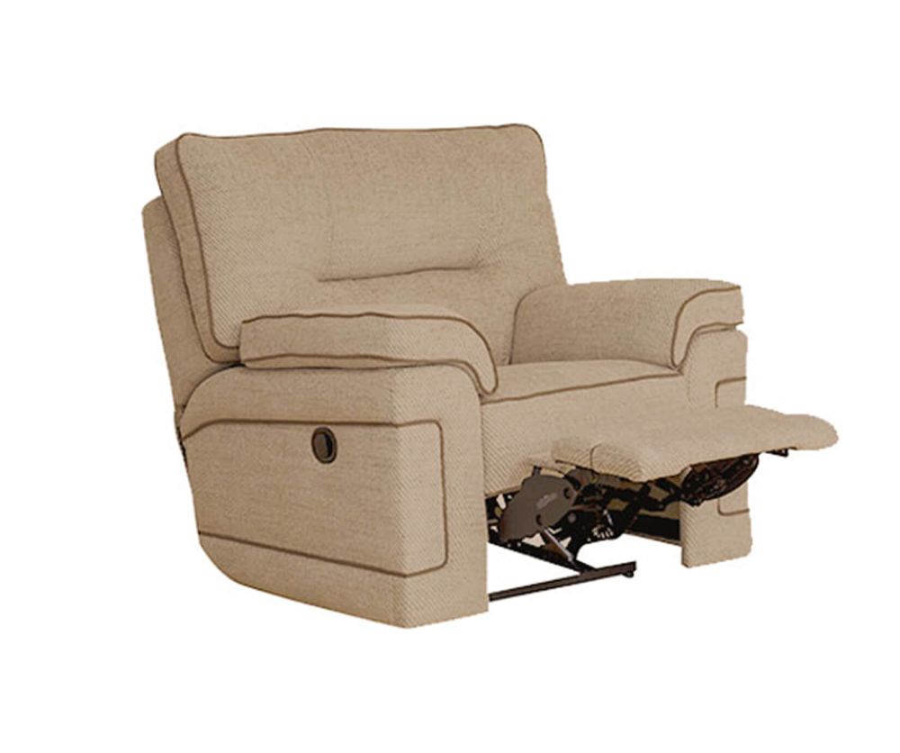 Buoyant Upholstery Plaza Fabric Recliner Armchair