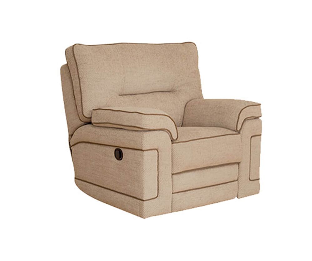 Buoyant Upholstery Plaza Fabric Recliner Armchair
