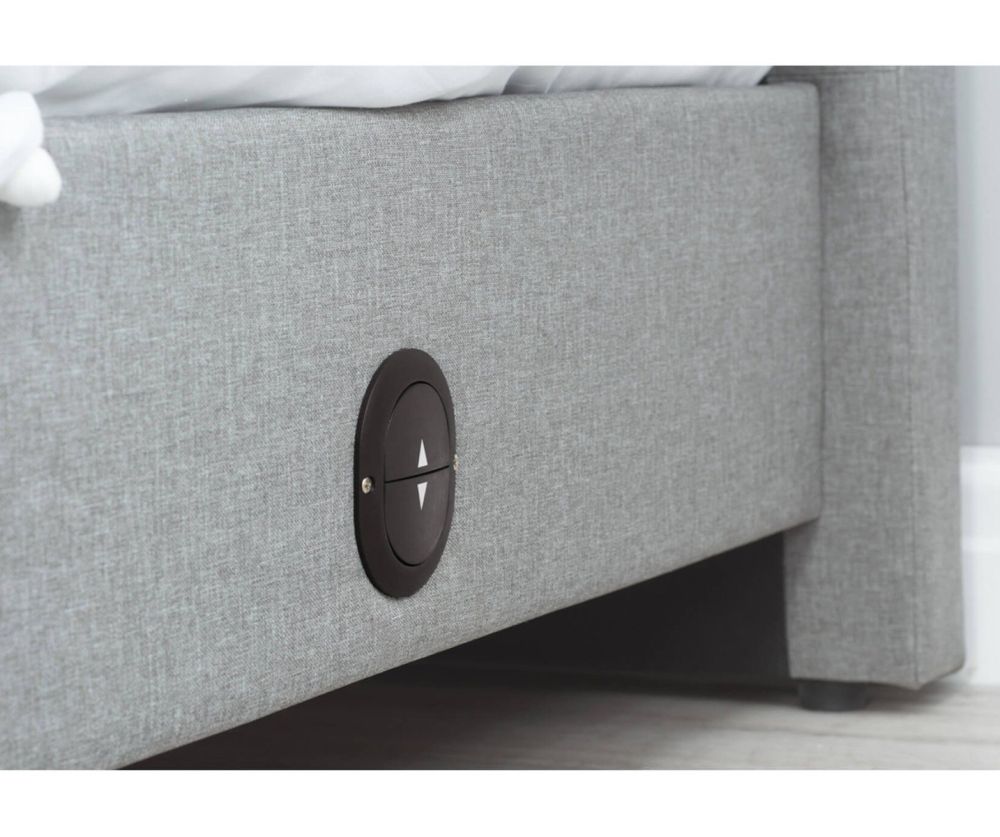 Birlea Furniture Plaza Grey Fabric TV Bed