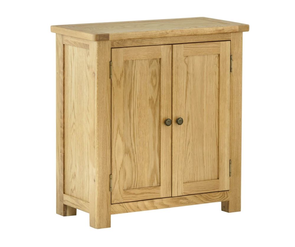 Classic Furniture Portland Oak Finish 2 Door Cabinet