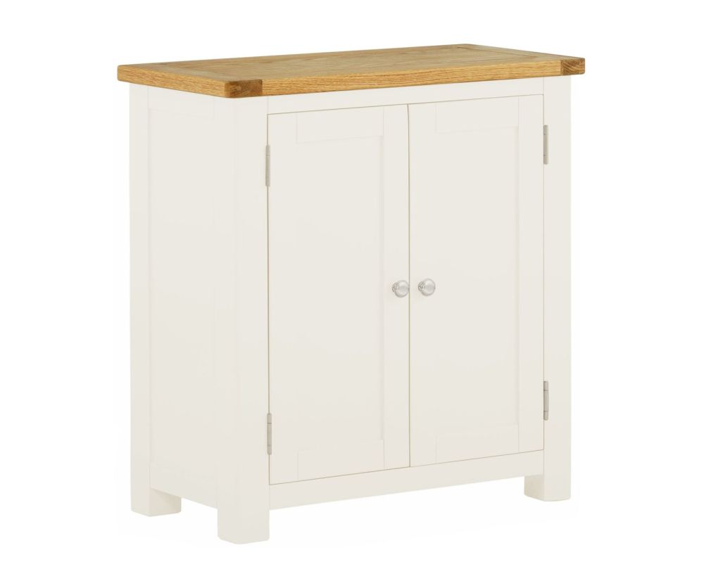 Classic Furniture Portland White Finish 2 Door Cabinet