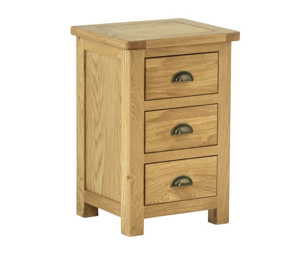 Classic Furniture Portland Oak Finish Bedside Cabinet