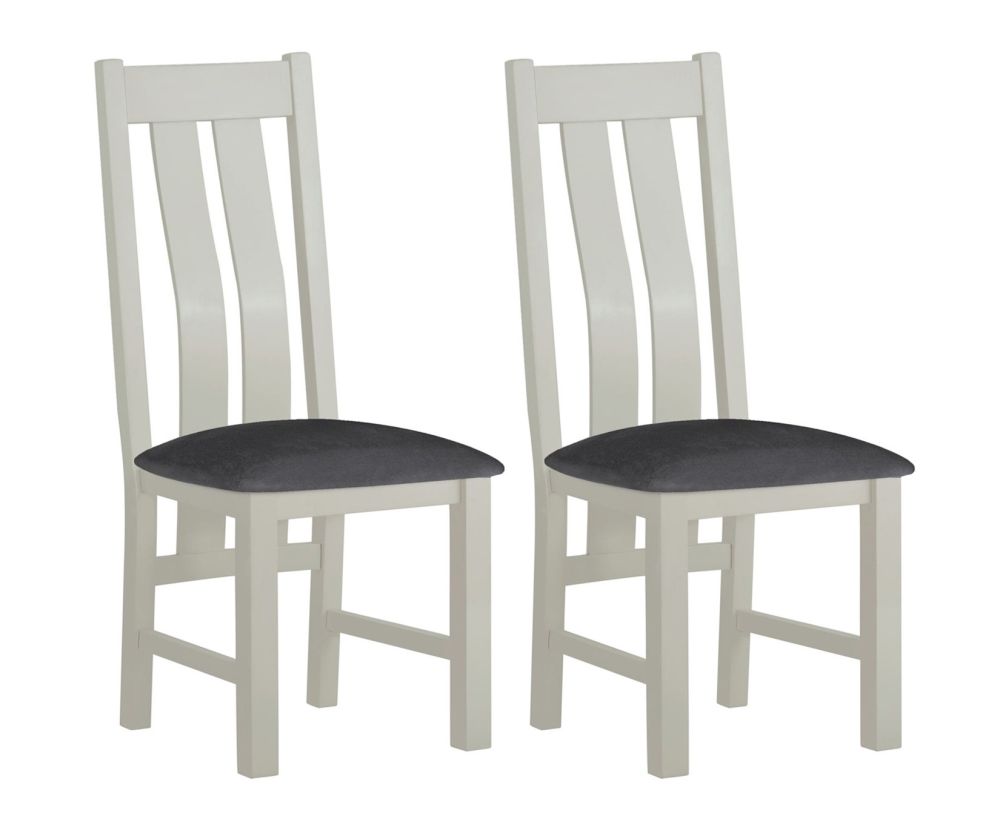 Classic Furniture Portland Stone Finish Dining Chair in Pair