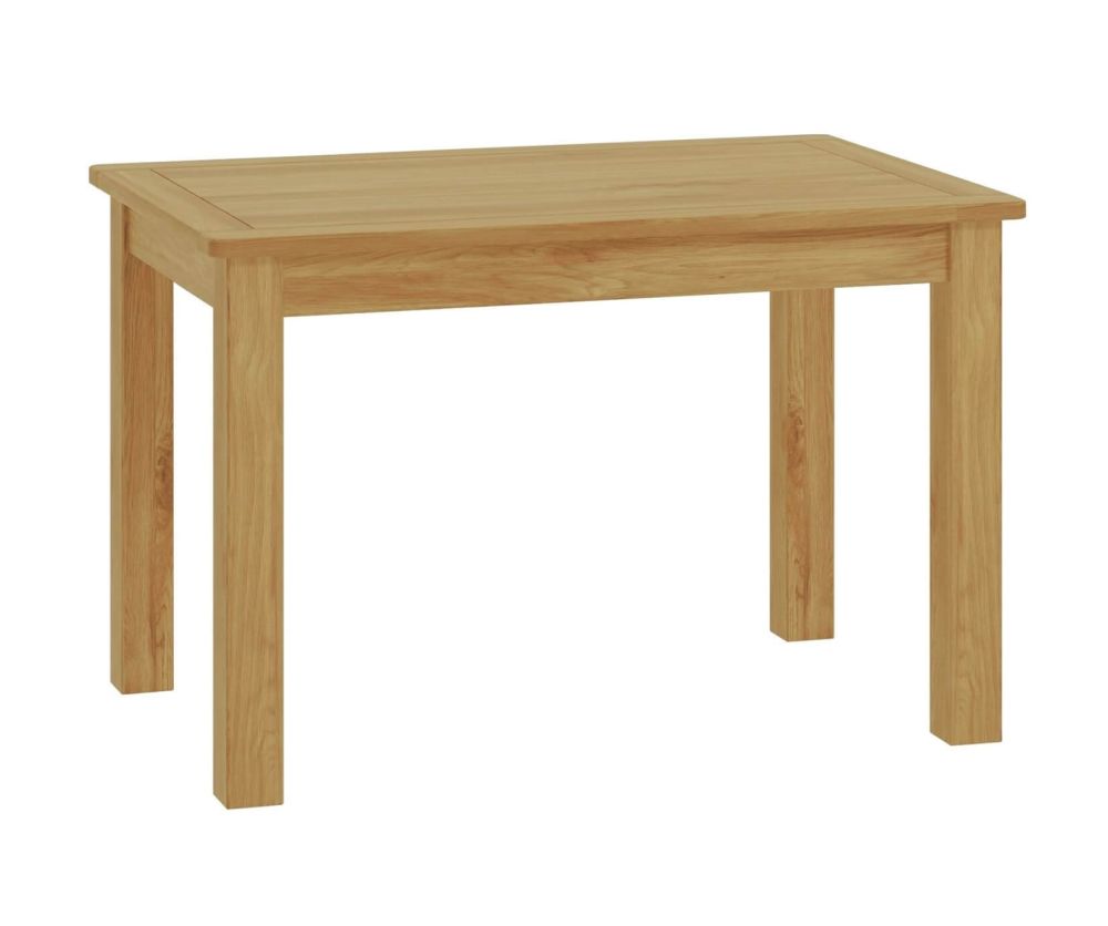 Classic Furniture Portland Oak Finish Fixed Top Dining Table Only