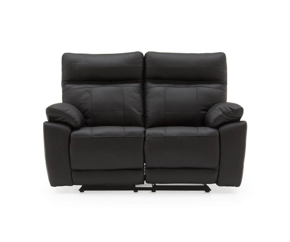 Vida Living Positano Recliner Black 2 Seater Sofa 
