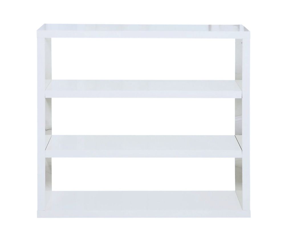 LPD Puro White High Gloss Bookcase