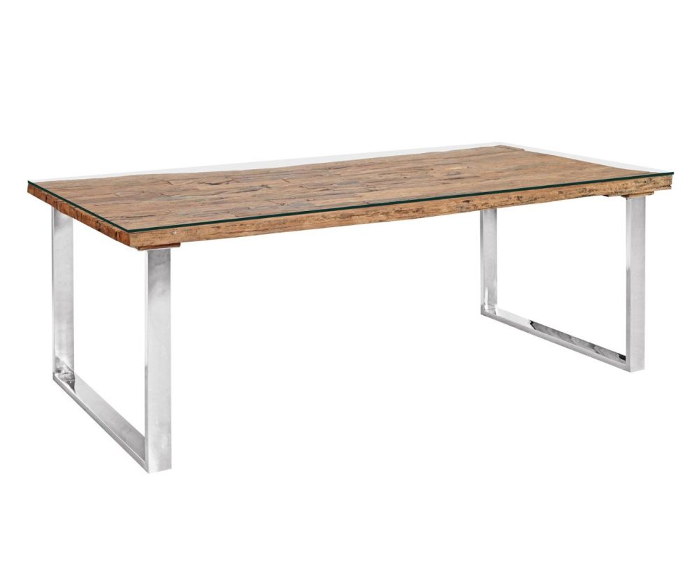 Indus Valley Railway Natural Large Dining Table 