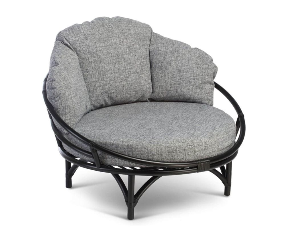 Desser Rattan Black Snug Chair
