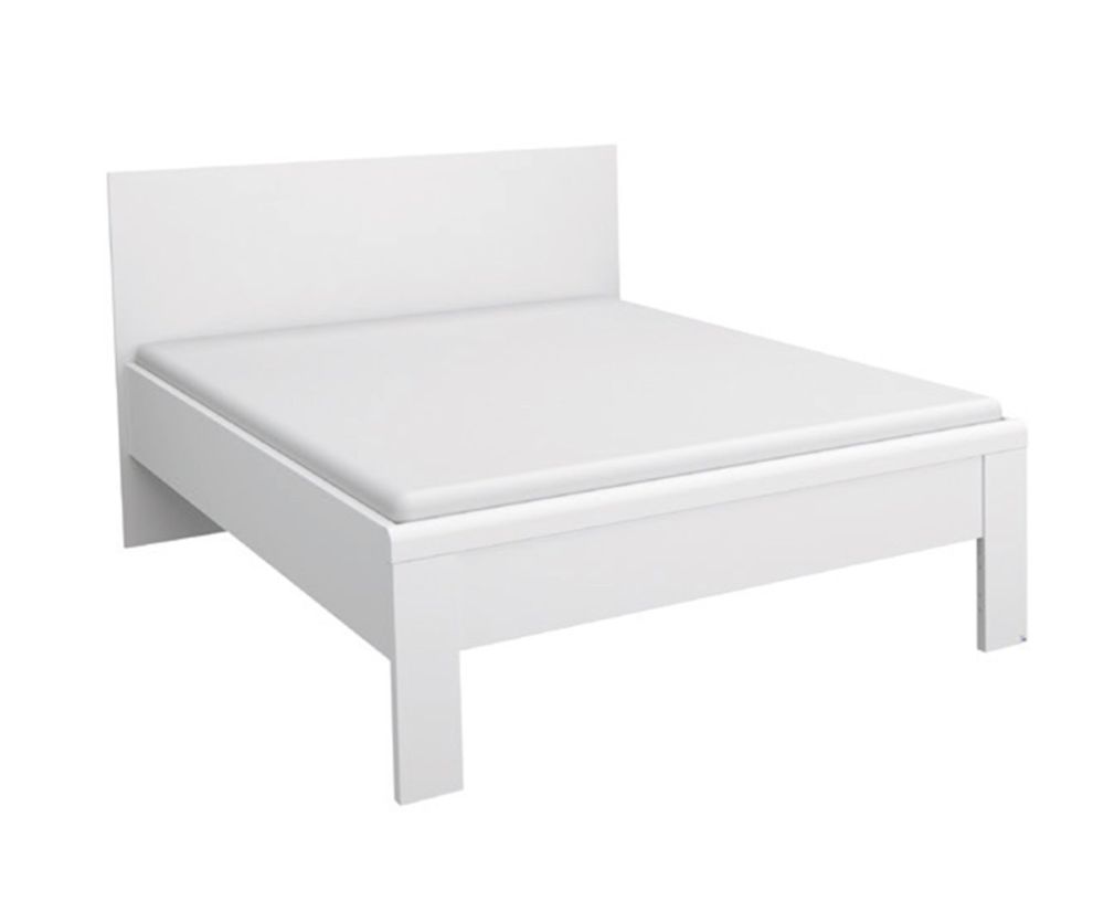 Rauch Rivera Alpine White 4ft6in Double Bed (140x190cm)