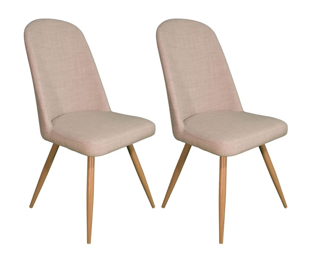 Classic Furniture Reya Ivory Dining Chair in Pair