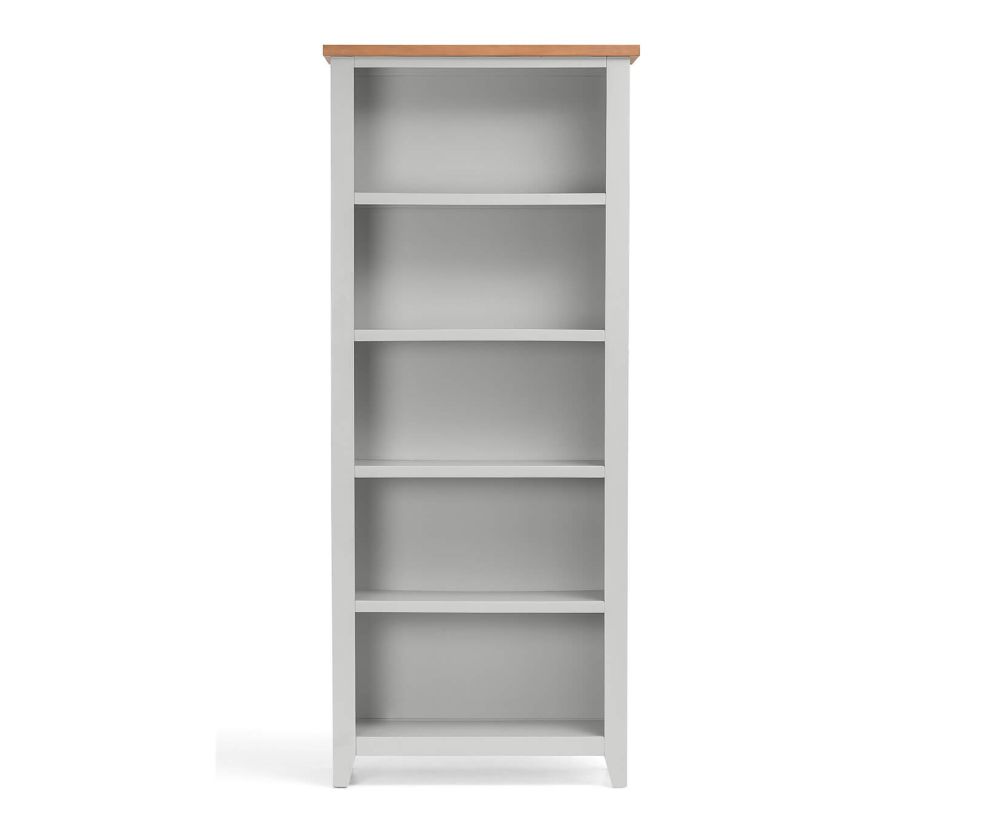Julian Bowen Richmond Oak and Grey Tall Bookcase