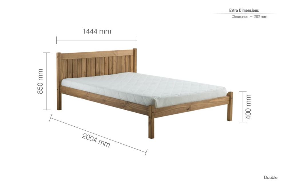 Birlea Furniture Rio Pine Wooden Bed Frame