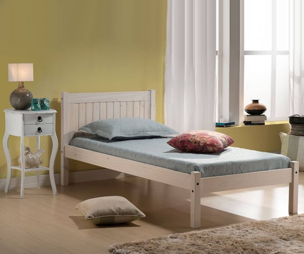 Birlea Furniture Rio White Finish Bed Frame