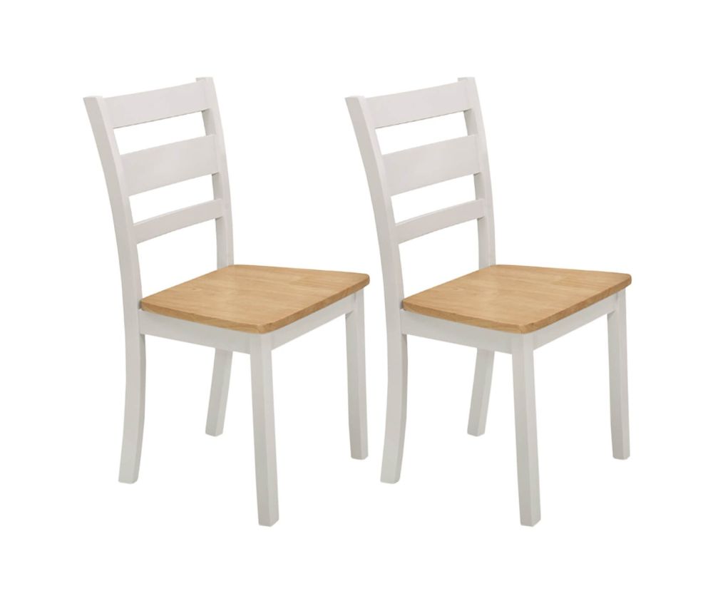 Vida Living Robin Grey Painted Dining Chair in Pair