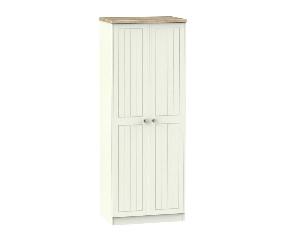 Welcome Furniture Rome Tall 2ft6in Plain Wardrobe