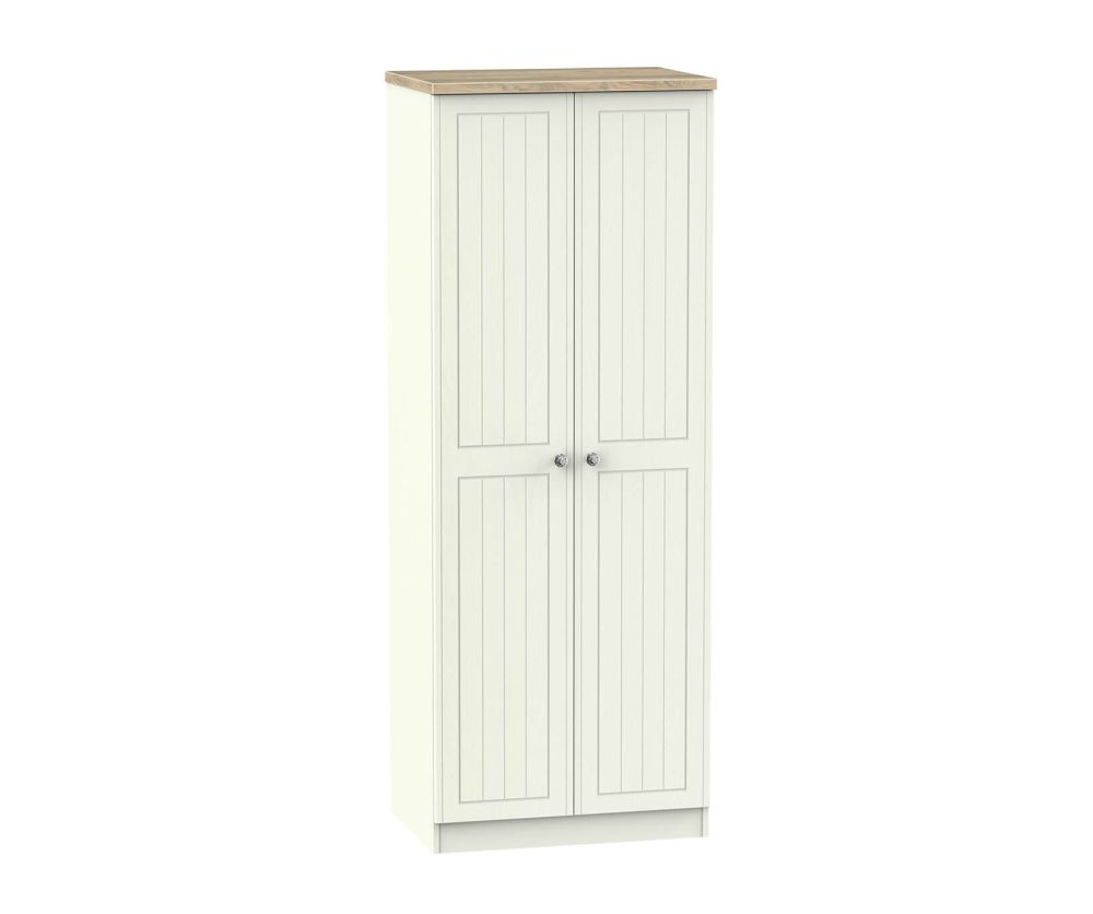 Welcome Furniture Rome Tall 2ft6in Double Hanging Wardrobe