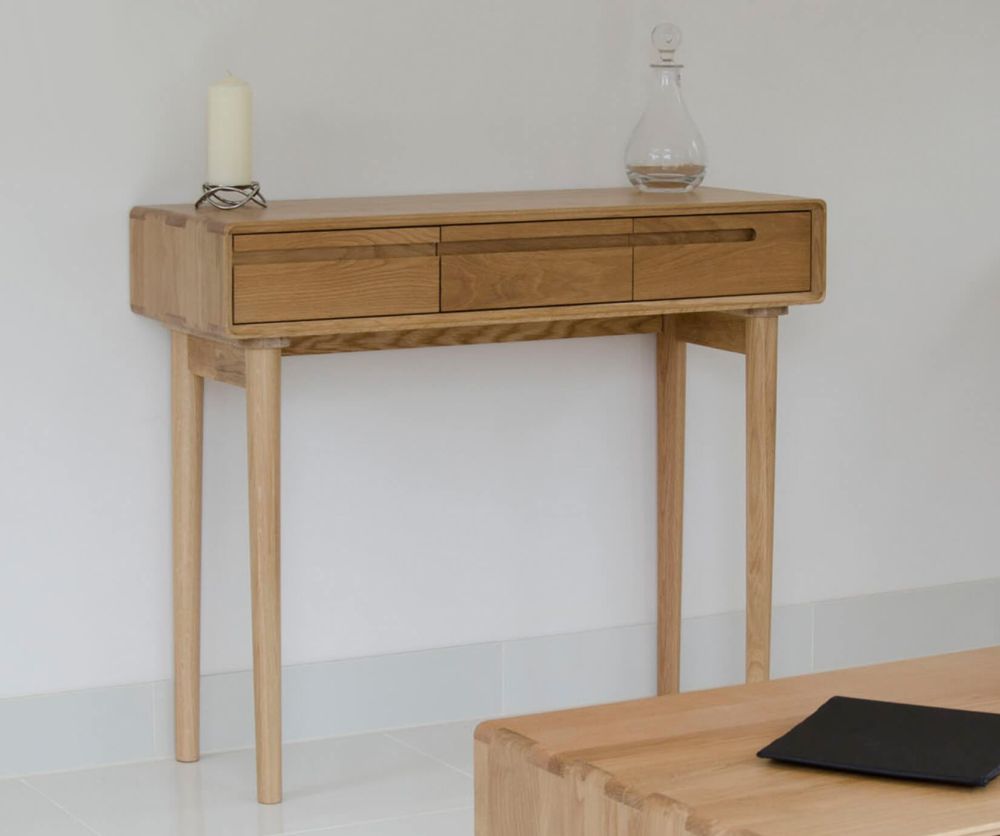 Homestyle GB Scandic Solid Oak Hall Table