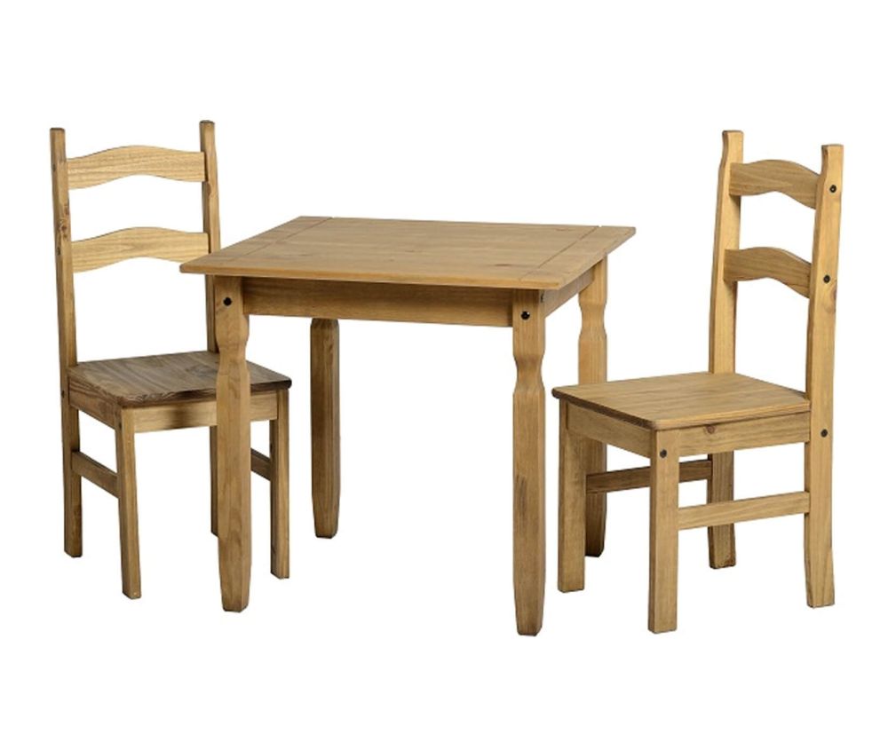 Seconique Rio Square Dining Table with 2 Chairs