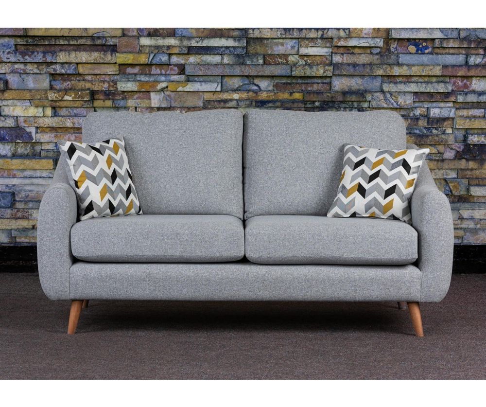 Sweet Dreams Severn Charcoal Fabric 3 Seater Sofa
