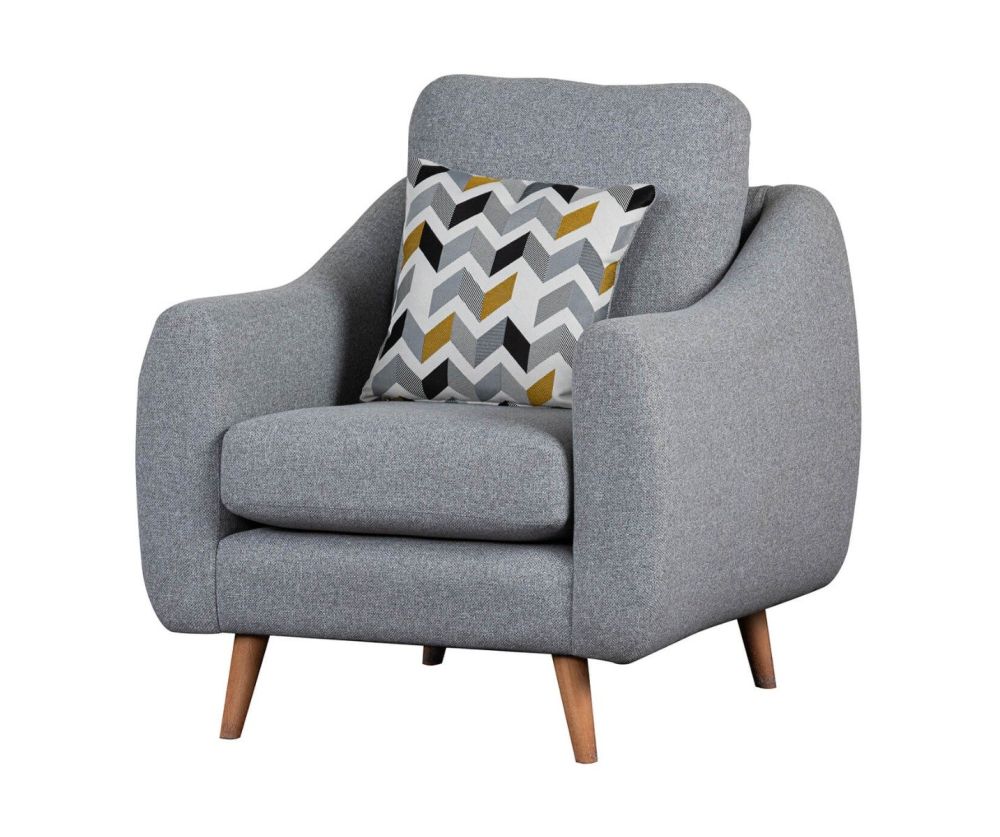 Sweet Dreams Severn Charcoal Fabric Armchair