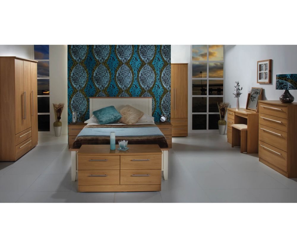 Welcome Furniture Sherwood Wooden 4 Drawer Bed Box