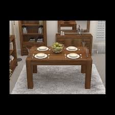 Baumhaus Shiro Small Walnut Dining Table Only
