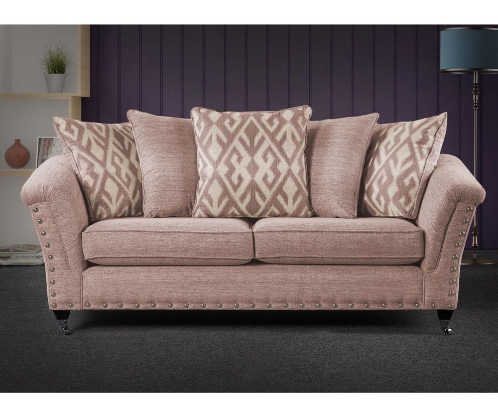Sweet Dreams Siena Granada Blush Fabric Scatter Back 3+2 Sofa Set