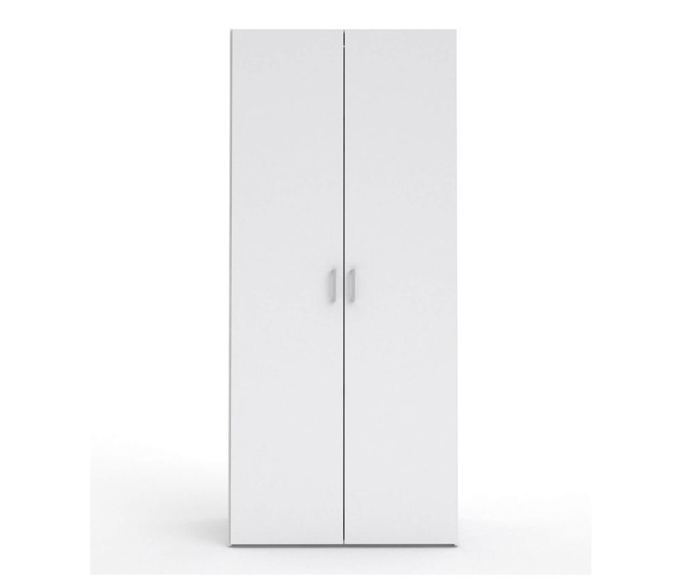 FTG Space White 2 Door Wardrobe (175)