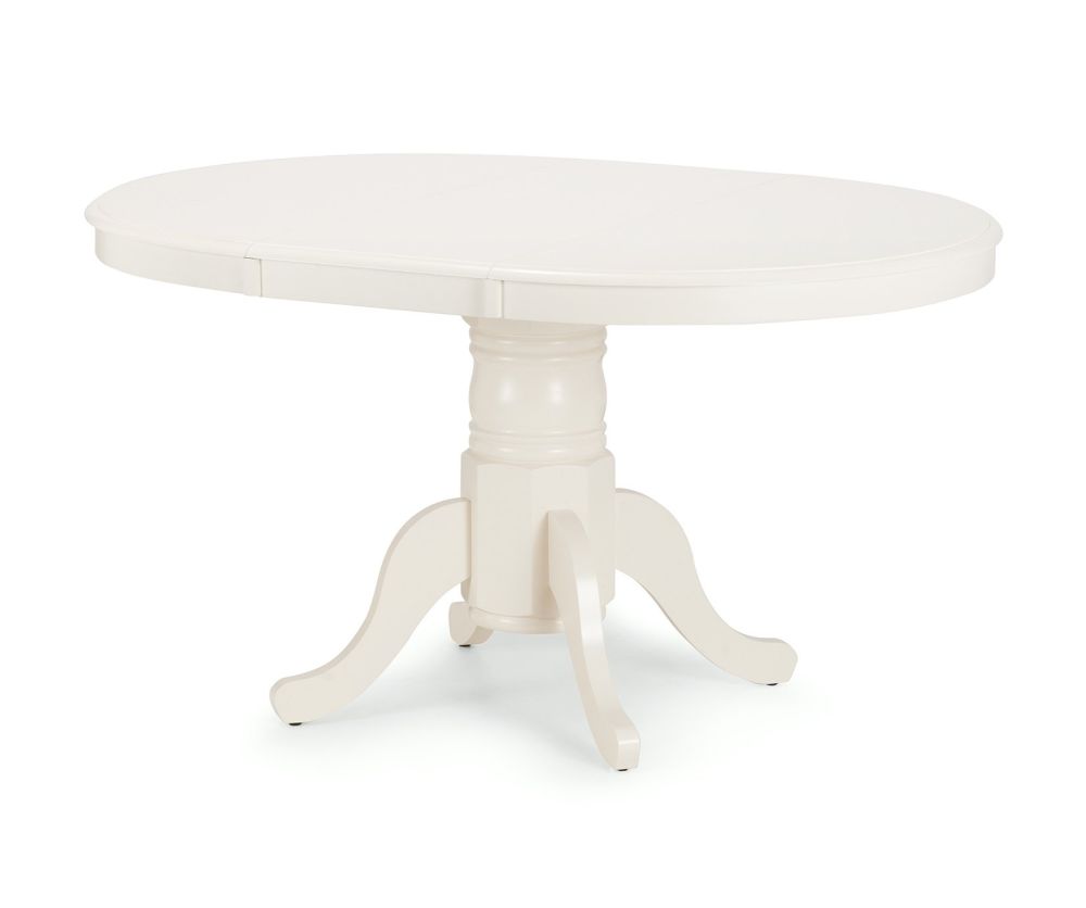 Julian Bowen Stanmore Ivory Extending Dining Table Only