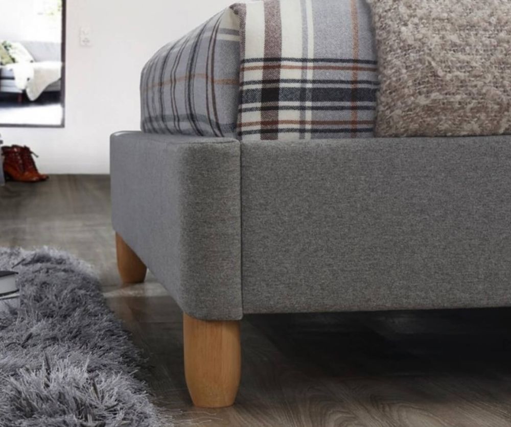 Birlea Furniture Stockholm Grey Fabric Bed Frame