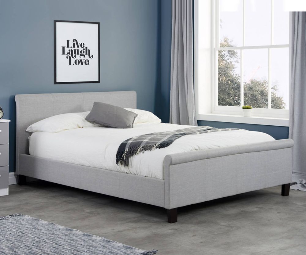 Birlea Furniture Stratus Grey Fabric Bed Frame