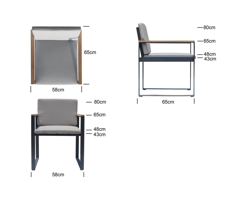 Skyline Design Taymar Dining Chair in Pair