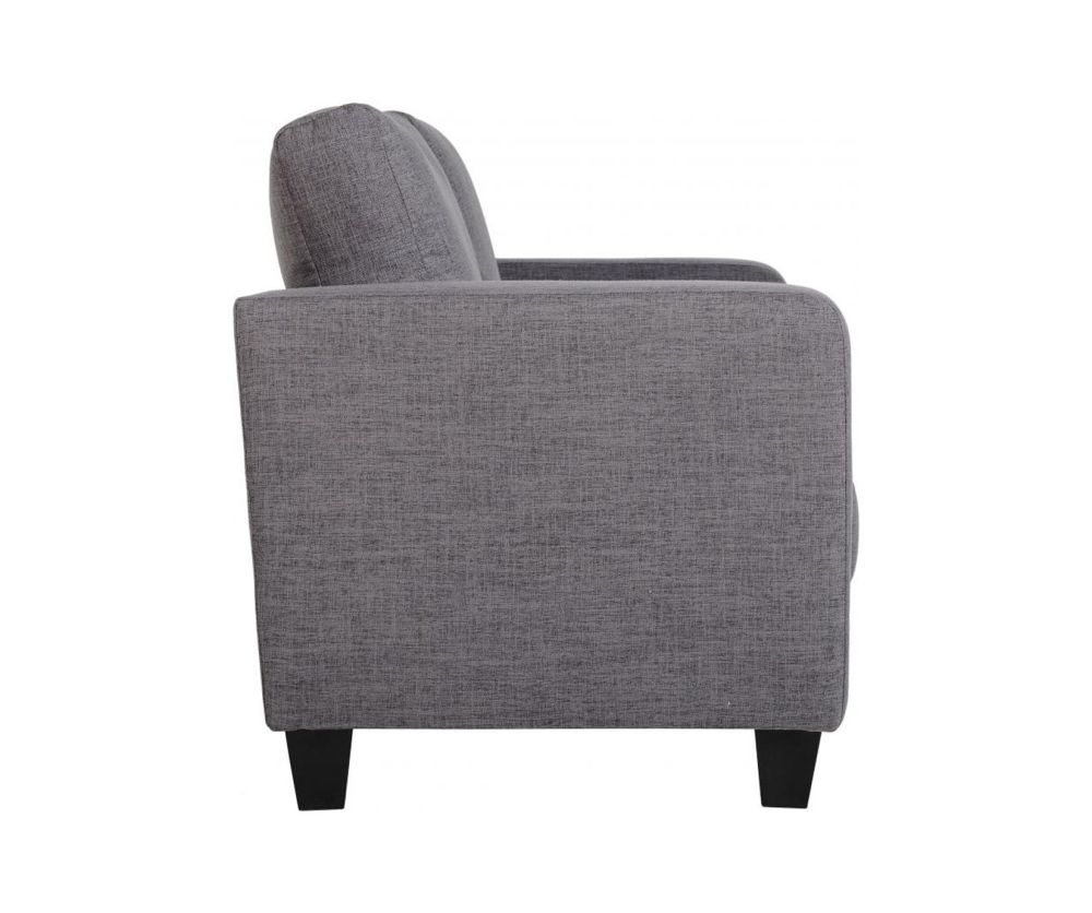 Seconique Tempo Grey Fabric 2 Seater Sofa in a Box