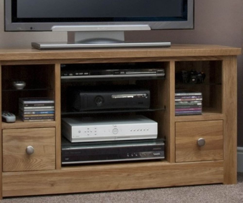 Homestyle GB Torino Oak Corner TV Cabinet