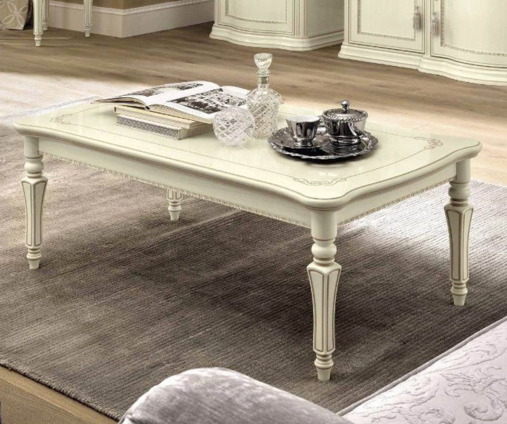 Camel Group Torriani Ivory Finish Coffee Table