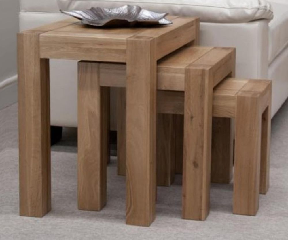 Homestyle GB Trend Oak Nest of Tables