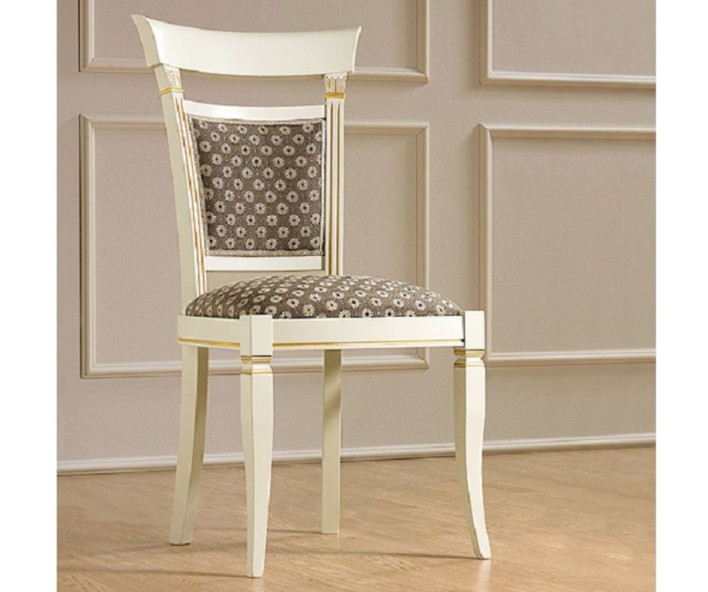 Camel Group Treviso White Ash Finish Dining Chair in Pair