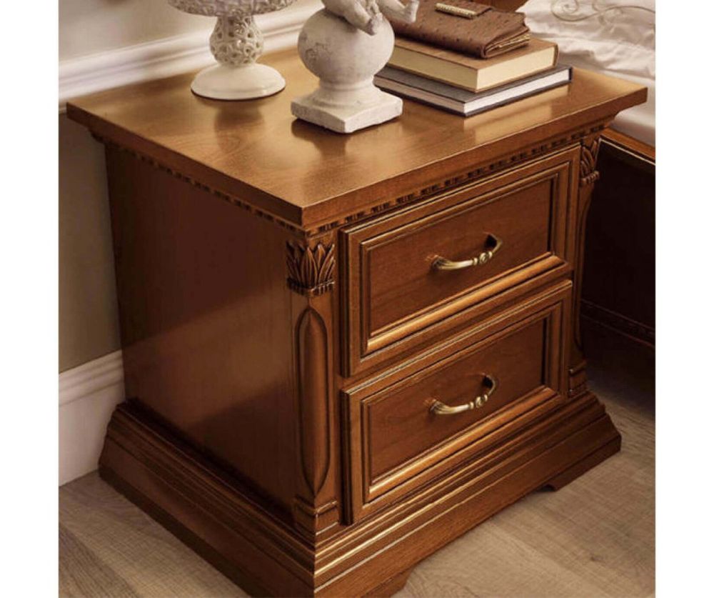 Camel Group Treviso Cherry Finish 2 Drawer Bedside Table