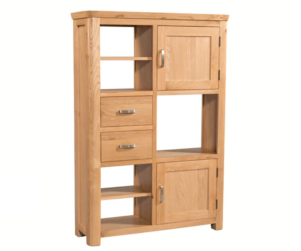 Annaghmore Treviso Solid Oak High Bookcase