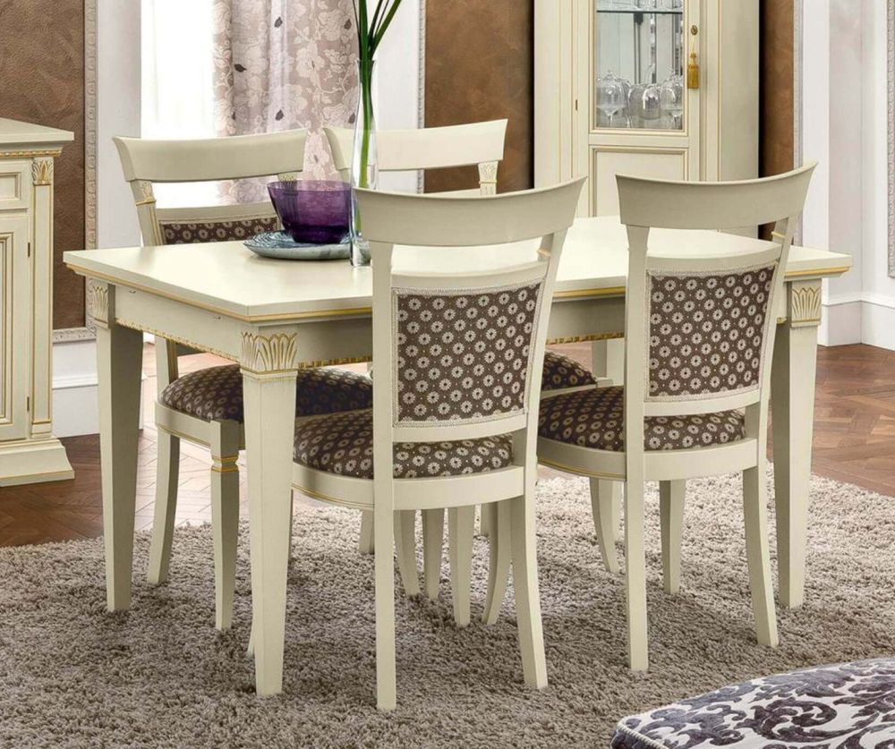 Camel Group Treviso White Ash Finish Rectangular Extension Dining Table Only
