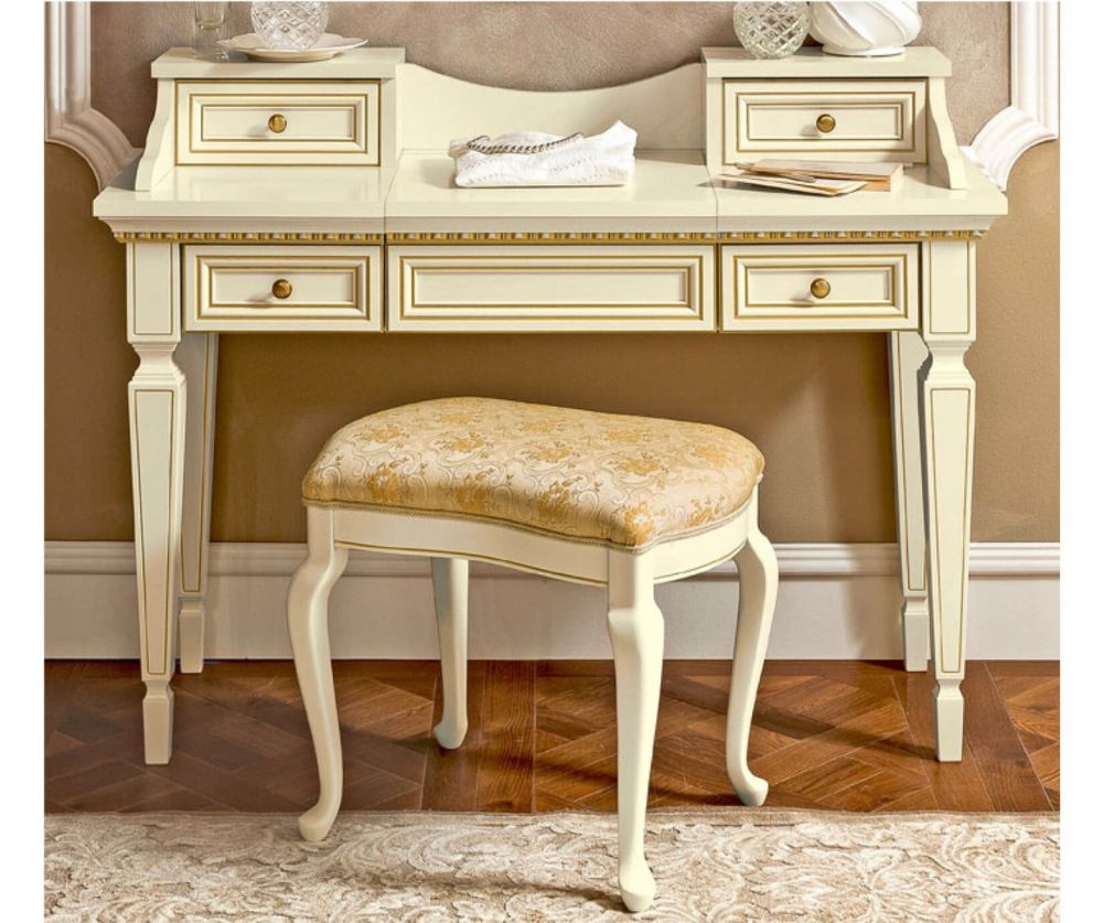 Camel Group Treviso White Ash Finish Vanity Dresser