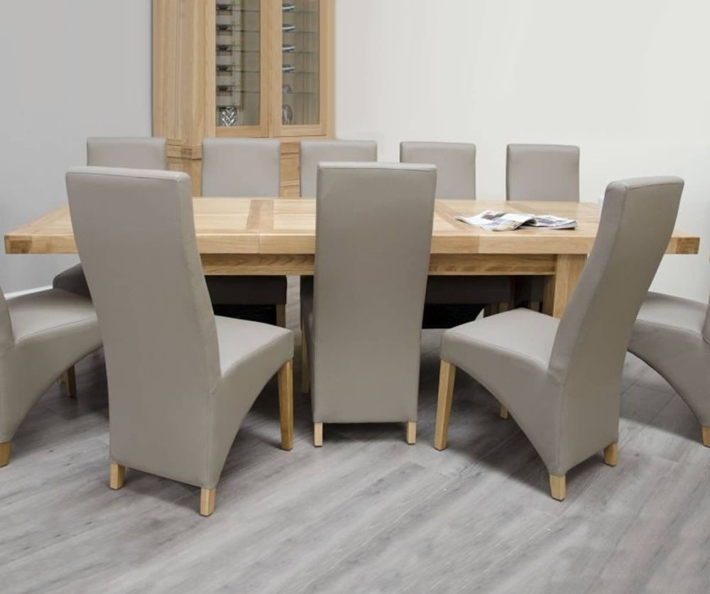 Homestyle GB Twin Panel Grand Extending Dining Table