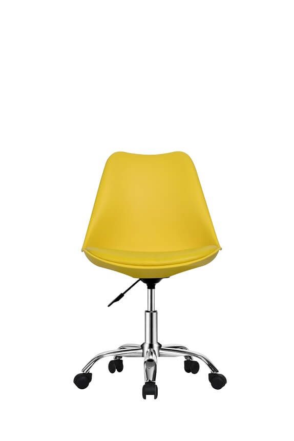 Furniture Link Urban Yellow Swivel Chair in Pair