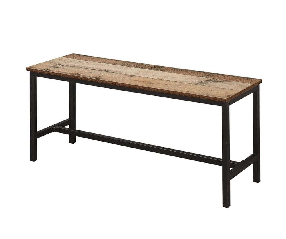 Birlea Furniture Urban Rustic Dining Table with 2 Benches