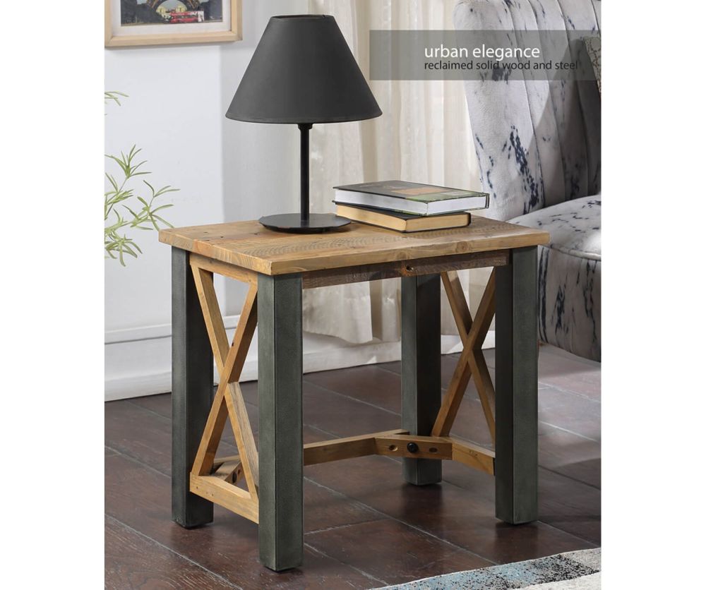 Baumhaus Urban Elegance Reclaimed Open Front Side Table