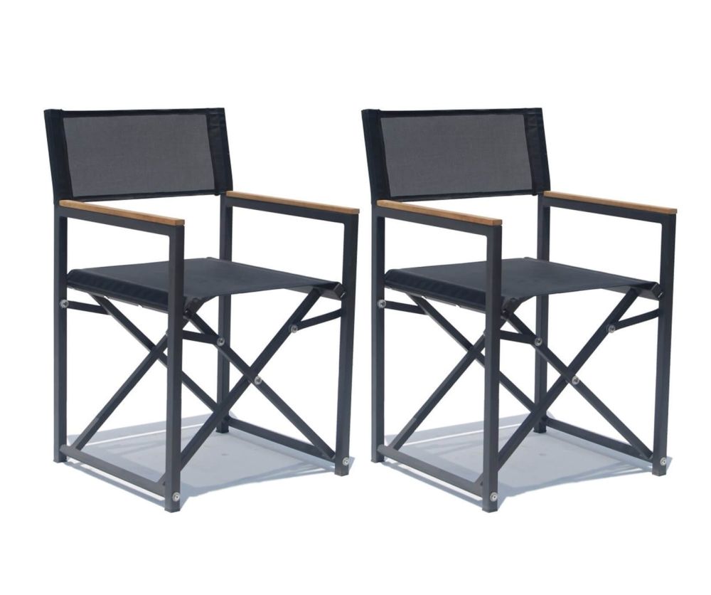 Skyline Design Venice Carbon Dining Chair in Pair